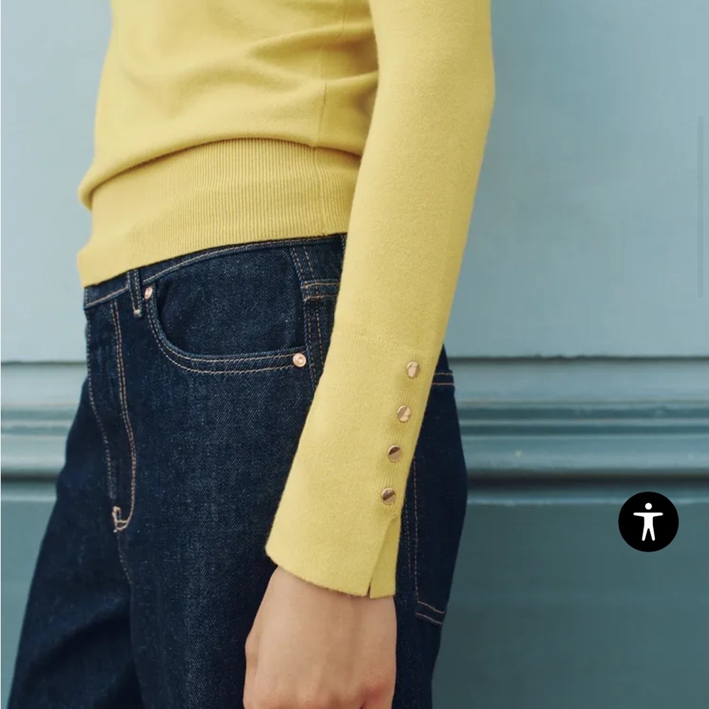 Zara Basic Knit Sweater top